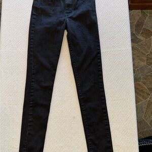 Levi's Black Denim High Rise Jeans
